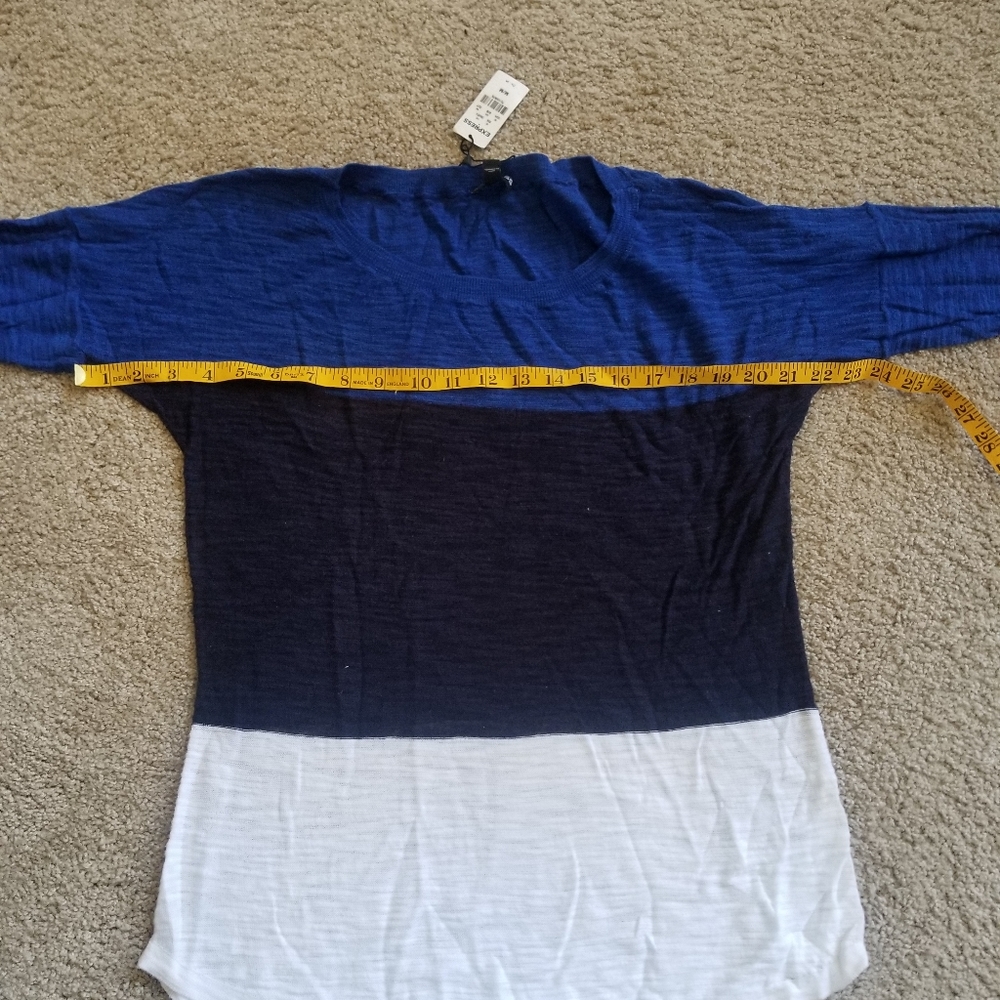Express color block shirt